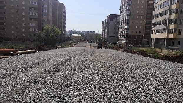 Второй этап работ по строительству дороги на Сурикова выполнен на 40%
