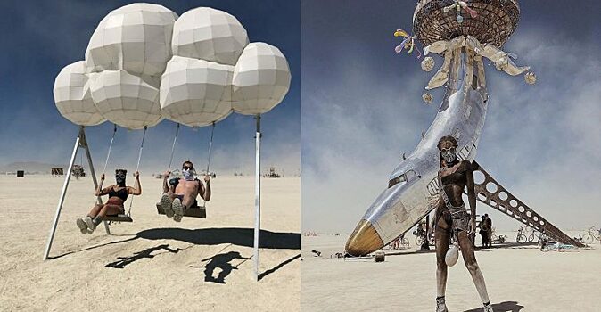 «Дикие и свободные»: Безумие и великолепие фестиваля Burning Man в 15 фото