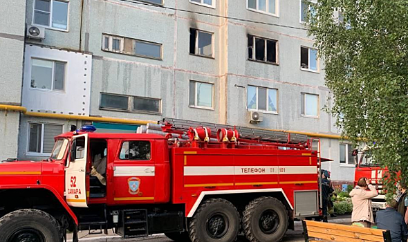 Пожар произошел в квартире дома на Пятницком шоссе