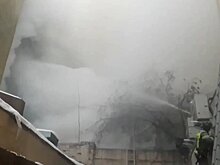 Открытое горение во дворе здания "Известия Hall" в Москве ликвидировано