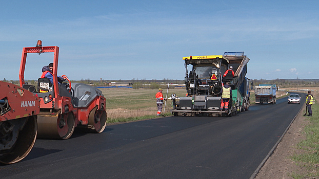 В Калининградской области начали ремонт трассы Советск—Гусев