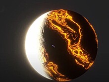 Обнаружена первая планета с «внутренностями наружу»