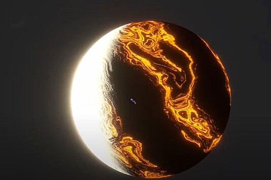 Обнаружена первая планета с «внутренностями наружу»