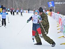 На «Лыжню России» в Липецке вышла годовалая девочка и 86-летний мужчина