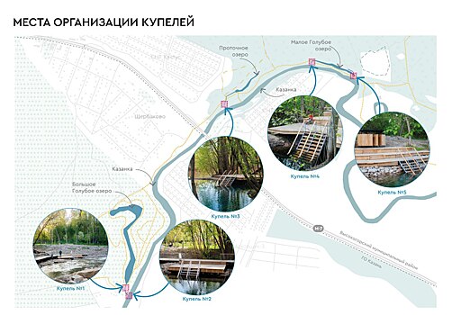 Институт развития городов Татарстана представил новые места для купания на Голубых озерах