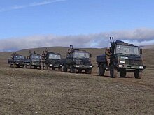 Автомобили Unimog с "зушками" замечены на полигоне в Монголии