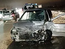 В Самарской области 18 января столкнулись три легковушки