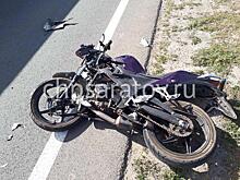 На трассе под Саратовом мотоциклист врезался в фуру и погиб