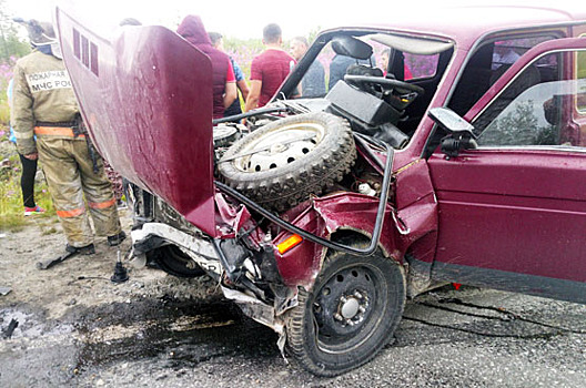 Авария на пути к переправе