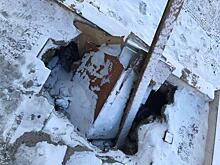 Читинцы возмущены очередным провалом на тротуаре