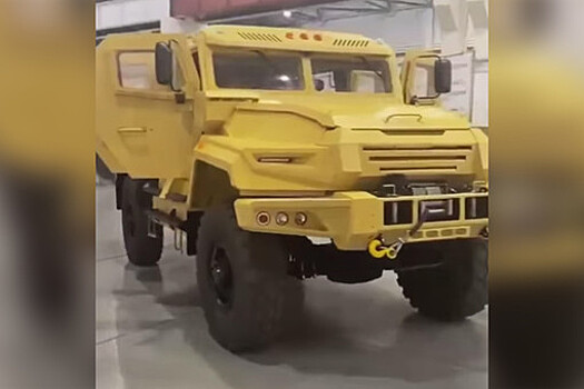 Новый российский бронеавтомобиль показали на видео