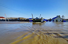 Уровень воды на реке Урал в Орске поднялся выше критического