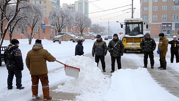 Новосибирцы поспорили, как правильно убирать снег с улиц