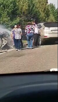 На трассе под Красноярском насмерть разбился водитель