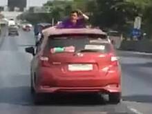 Неверная жена 15 километров везла мужа на крыше своей машины