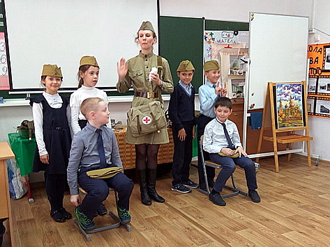 Военно-полевой урок «Как Москва в 1941 году оборону держала» состоялся для измайловских школьников