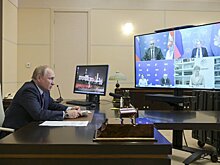 Путин встретился с первой пятеркой предвыборного списка "Единой России"