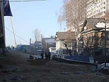Жители отказываются переселяться из домов рядом с развязкой на Циолковского