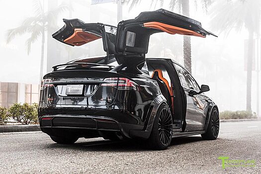 Tesla Model X в обвесе T Largo от тюнинг ателье T Spostsline
