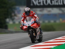 Довициозо — лучший на второй практике MotoGP Гран-при Австрии, Росси — 12-й