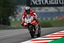 Довициозо — лучший на второй практике MotoGP Гран-при Австрии, Росси — 12-й