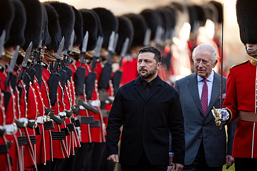 Карл III не смог угнаться за Зеленским на дворцовой поляне