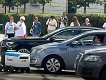 В Москве произошло ДТП с участием робота