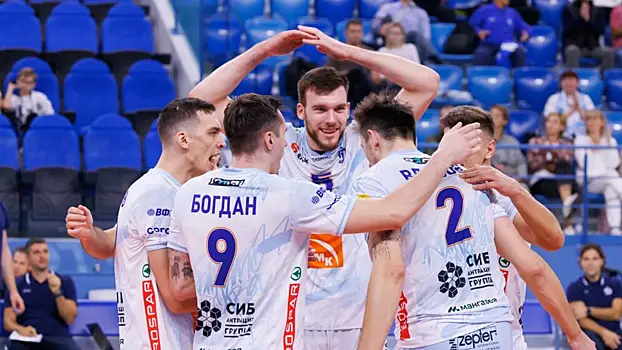 ВК «Динамо» обыграл «Кузбасс» в 20-м туре Суперлиги