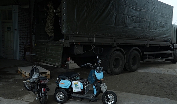 В зону СВО передали конфискованную таможней мототехнику