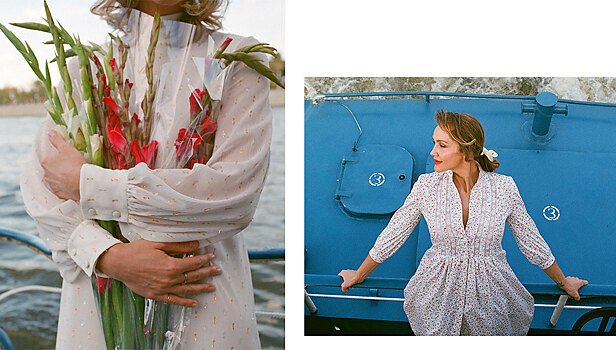 Невесомые ткани, яркие акценты и цветочные принты в новой коллекции Loom Moscow