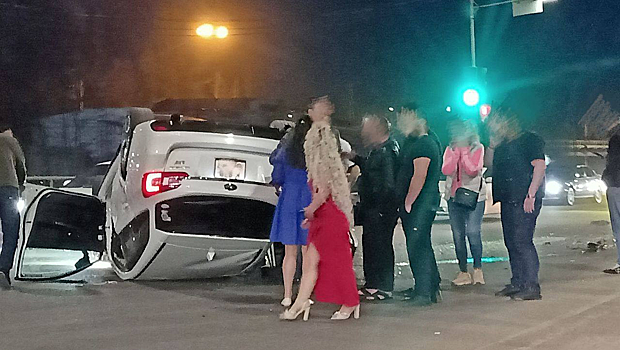 ДТП с “перевертышем” произошло на автодороге Новокузнецка