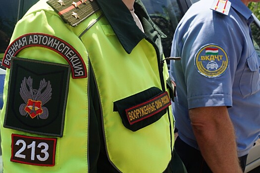 Сотрудники ВАИ 201 военной базы провели акцию по безопасности дорожного движения в Таджикистане