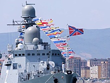 В Дагестане моряки Каспийской флотилии провели парад в честь Дня ВМФ
