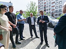 Мэр проконтролировал ремонт "жилого памятника" в центре Новосибирска