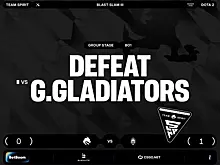 Team Spirit проиграла Gaimin Gladiators в стартовом матче на BLAST Slam III