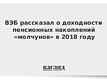 ВЭБ рассказал о доходности пенсионных накоплений «молчунов» в 2018 году
