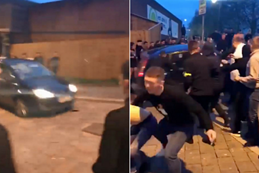 В Британии водитель трижды протаранил толпу