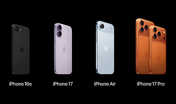 Яндекс.Маркет объявил российские цены новых iPhone 17, 17 Air и 17 Pro