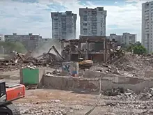 В Самаре полностью снесли ТЦ "Колизей" 13 июля 2022 года