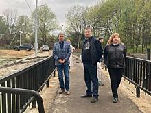 Заместитель председателя Мособлдумы проверил ход работ на плотине в Голицыне