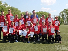 Юные футболисты из Курска победили в соревнованиях среди спортивных школ ЦФО
