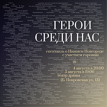 Центр театрального мастерства представит два проекта о Нижнем Новгороде к его 800-летию
