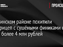 В Гатчинском районе похитили полуприцеп с сушеными финиками на сумму более 4 млн рублей