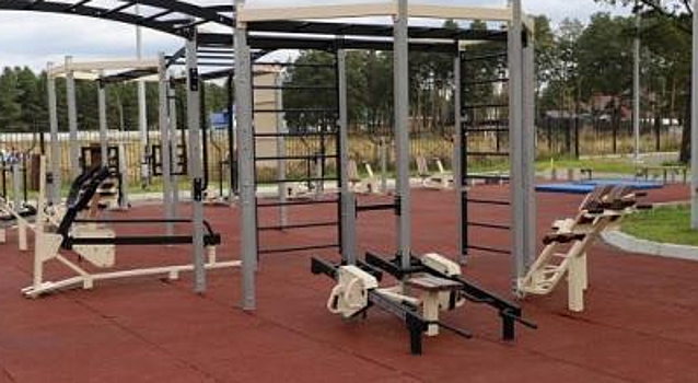 В поселке Белореченский Усольского района появилась малая спортплощадка