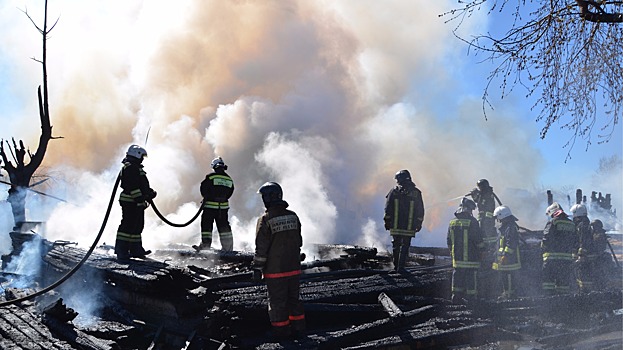 Пожар оставил без крова более 30 жителей посёлка в Амурской области