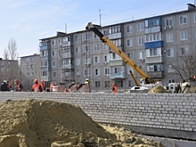 В Камышине Волгоградской области проинспектировали стройку многоэтажки
