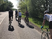 Молодые парламентарии Вороновского приняли участие в велозаезде