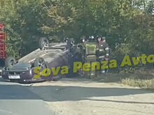 На улице Строителей перевернулся ВАЗ, пострадала женщина