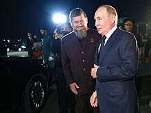 Путин побывал на могиле Ахмата Кадырова