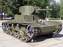 Танк загорелся на репетиции парада в Уфе